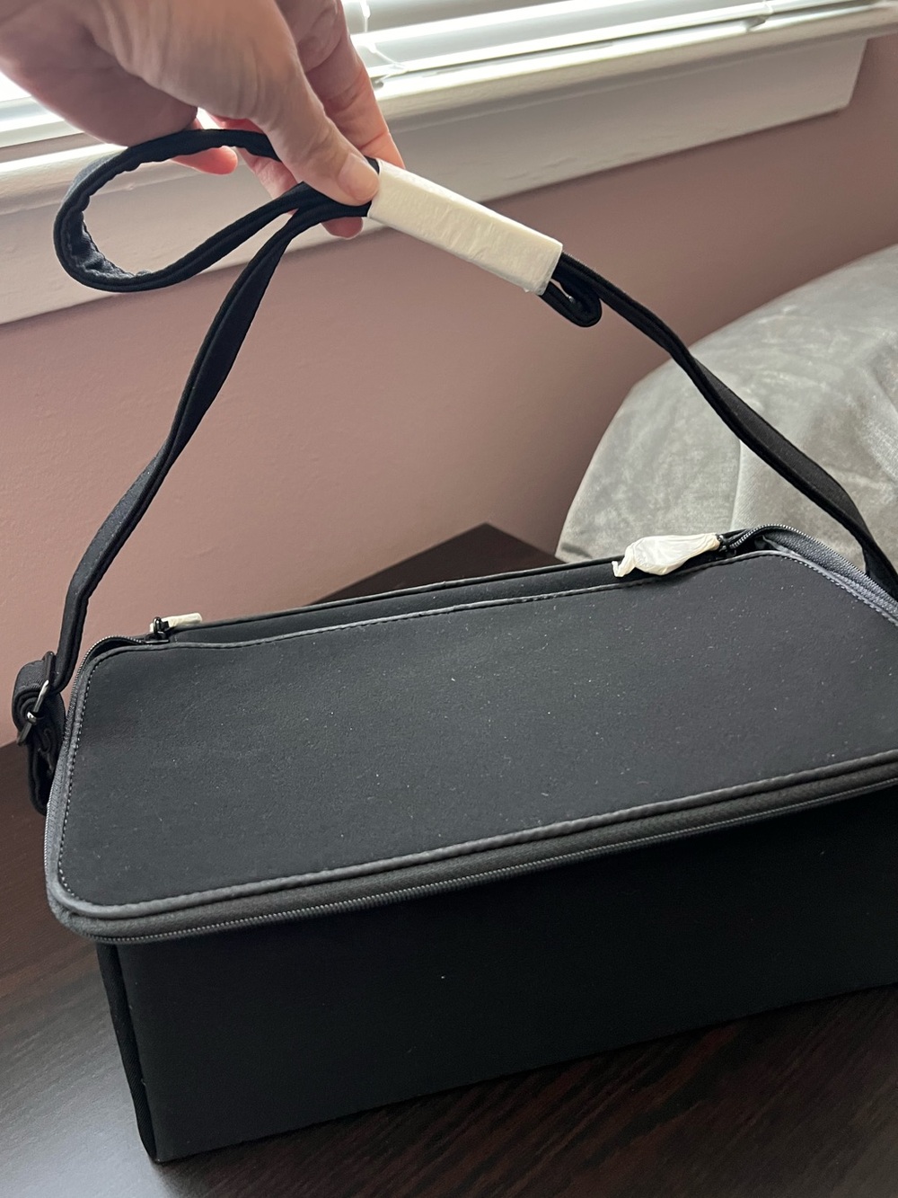 Black Rectangular MAC travel case CARRY ALL